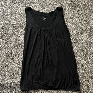 LOFT Black Tank Top | Black Tank Top | LOFT Top | Sleeveless | Black Top